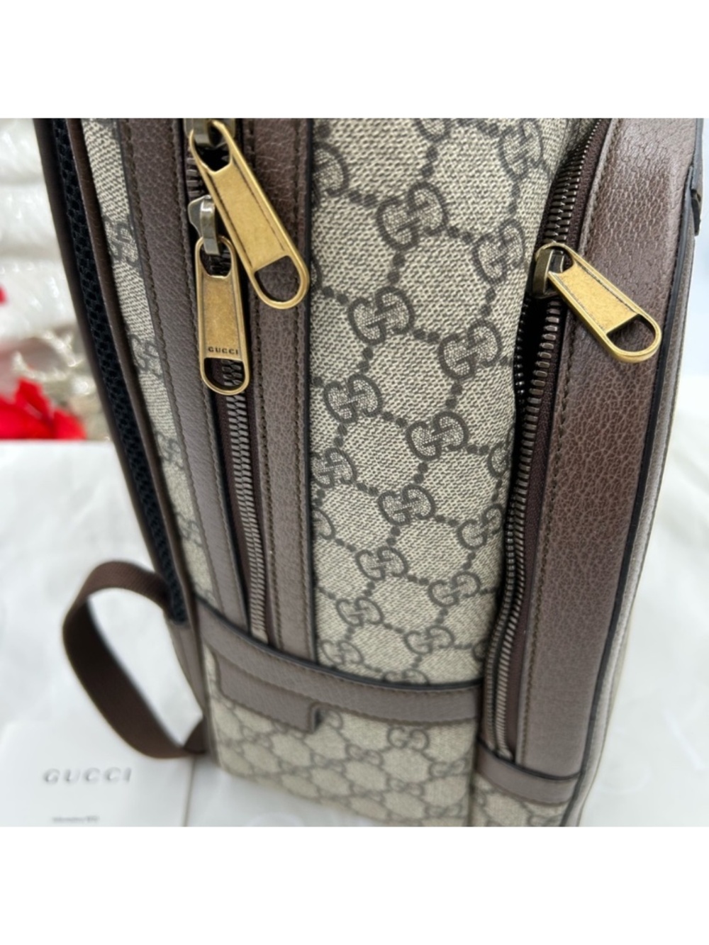 Gucci Ophedia GG Supreme Backpack.  Made in Italy. New with tags. - Picture 13 of 13